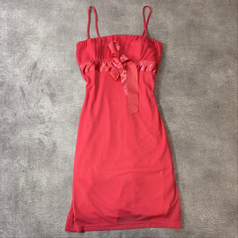 Vintage Pink Sparkly My Michelle Mini Dress